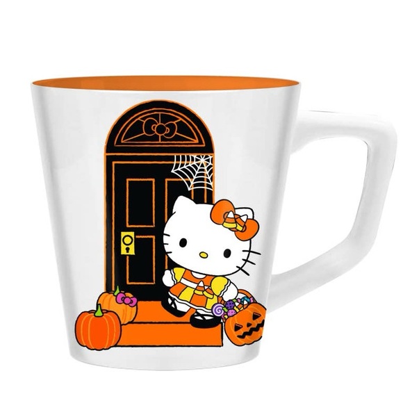 Hello Kitty Happy Halloween Doorstep Wide Ceramic Mug - Picture 1 of 4